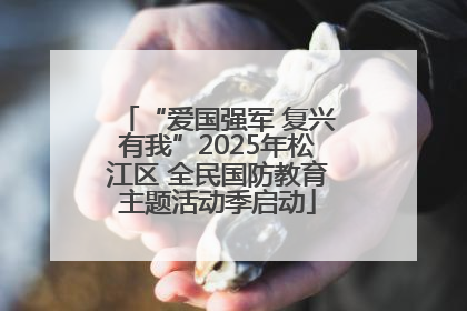 “爱国强军 复兴有我”2025年松江区 全民国防教育主题活动季启动
