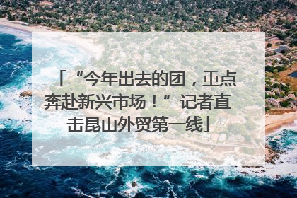 “今年出去的团，重点奔赴新兴市场！”记者直击昆山外贸第一线