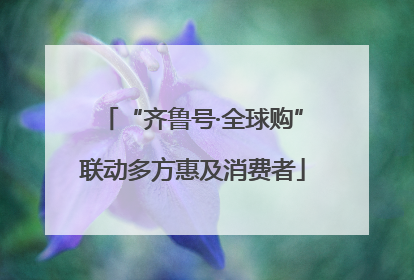 “齐鲁号·全球购”联动多方惠及消费者