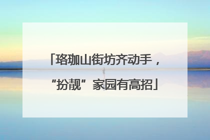 珞珈山街坊齐动手，“扮靓”家园有高招