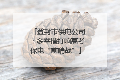 登封市供电公司：多举措打响高考保电“前哨战”