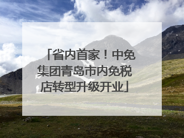 省内首家！中免集团青岛市内免税店转型升级开业