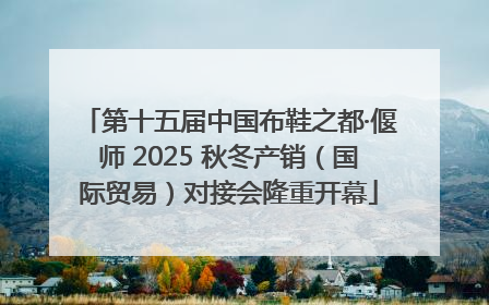 第十五届中国布鞋之都·偃师 2025 秋冬产销（国际贸易）对接会隆重开幕