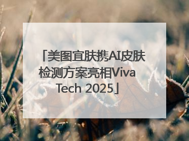 美图宜肤携AI皮肤检测方案亮相VivaTech 2025