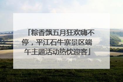 粽香飘五月狂欢嗨不停，平江石牛寨景区端午主题活动热忱迎客