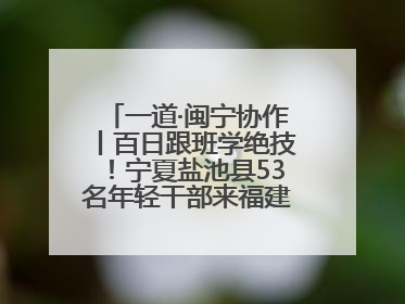 一道·闽宁协作丨百日跟班学绝技！宁夏盐池县53名年轻干部来福建取“真经”
