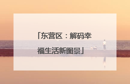东营区：解码幸福生活新图景