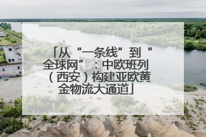 从“一条线”到“全球网”：中欧班列（西安）构建亚欧黄金物流大通道