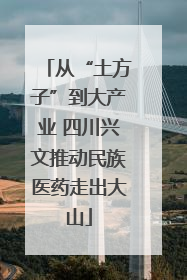 从“土方子”到大产业 四川兴文推动民族医药走出大山