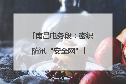 南昌电务段：密织防汛“安全网”