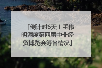 倒计时6天！毛伟明调度第四届中非经贸博览会筹备情况
