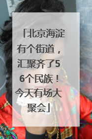北京海淀有个街道，汇聚齐了56个民族！今天有场大聚会