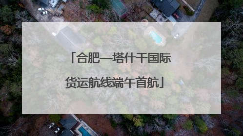 合肥—塔什干国际货运航线端午首航