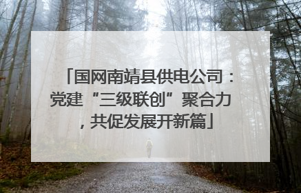 国网南靖县供电公司：党建“三级联创”聚合力，共促发展开新篇