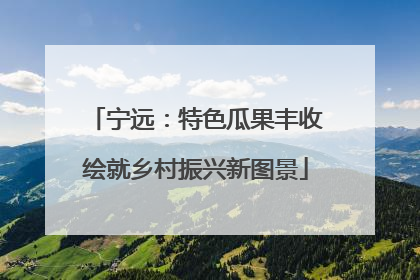 宁远：特色瓜果丰收绘就乡村振兴新图景