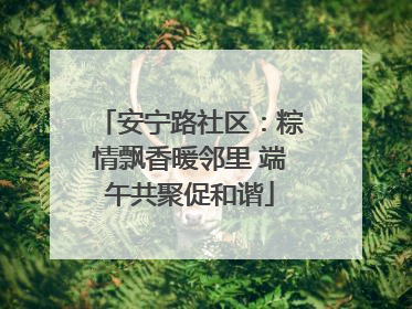 安宁路社区：粽情飘香暖邻里 端午共聚促和谐