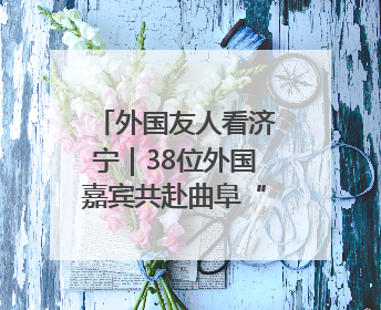 外国友人看济宁｜38位外国嘉宾共赴曲阜“文化之约”
