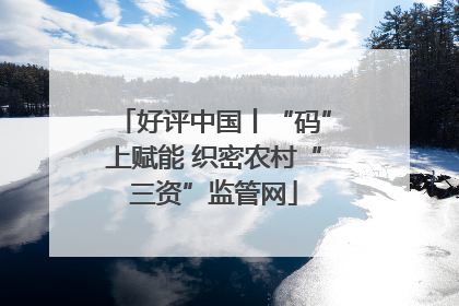 好评中国丨“码”上赋能 织密农村“三资”监管网