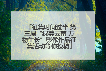 征集时间过半 第三届“绿美云南 万物生长”影像作品征集活动等你投稿
