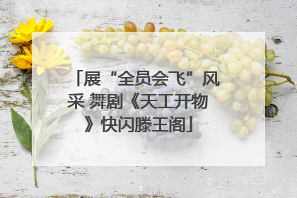 展“全员会飞”风采 舞剧《天工开物》快闪滕王阁