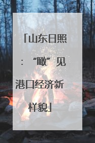 山东日照：“瞰”见港口经济新样貌
