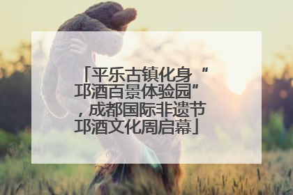 平乐古镇化身“邛酒百景体验园”，成都国际非遗节邛酒文化周启幕