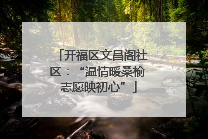 开福区文昌阁社区：“温情暖桑榆 志愿映初心”