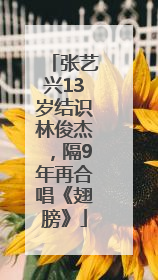 张艺兴13岁结识林俊杰，隔9年再合唱《翅膀》
