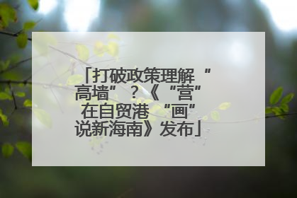 打破政策理解“高墙”？《“营”在自贸港 “画”说新海南》发布