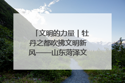 文明的力量｜牡丹之都吹拂文明新风——山东菏泽文明创建一线见闻