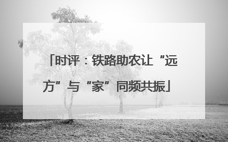 时评:铁路助农让“远方”与“家”同频共振