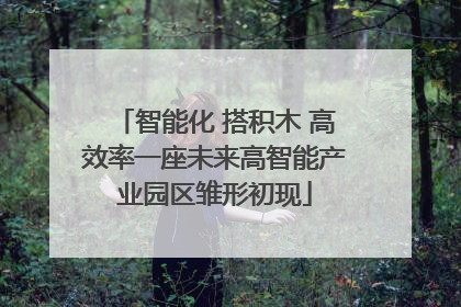 智能化 搭积木 高效率一座未来高智能产业园区雏形初现