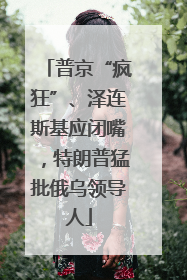 普京“疯狂”、泽连斯基应闭嘴，特朗普猛批俄乌领导人