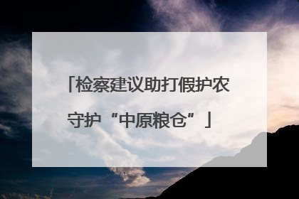 检察建议助打假护农守护“中原粮仓”