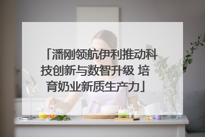 潘刚领航伊利推动科技创新与数智升级 培育奶业新质生产力