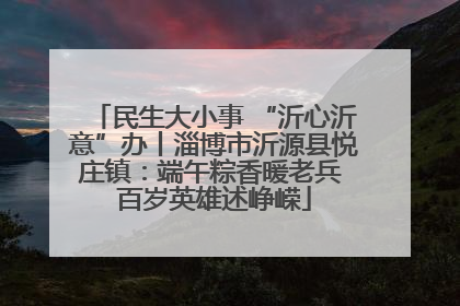 民生大小事 “沂心沂意”办丨淄博市沂源县悦庄镇：端午粽香暖老兵 百岁英雄述峥嵘