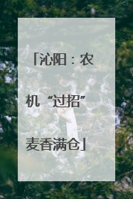 沁阳：农机“过招”麦香满仓