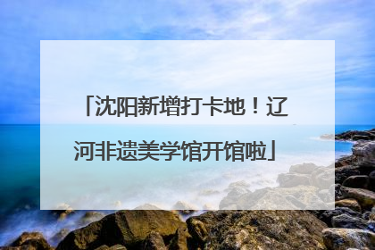 沈阳新增打卡地！辽河非遗美学馆开馆啦