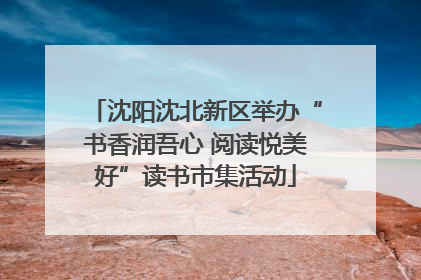 沈阳沈北新区举办“书香润吾心 阅读悦美好”读书市集活动