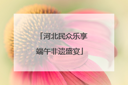 河北民众乐享端午非遗盛宴