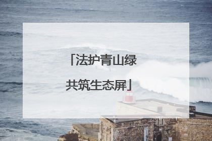 法护青山绿 共筑生态屏
