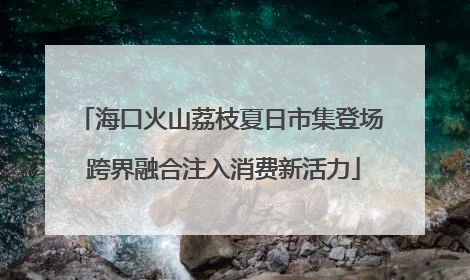 海口火山荔枝夏日市集登场 跨界融合注入消费新活力