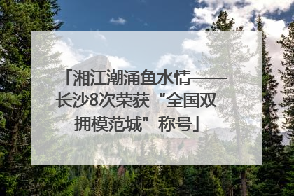 湘江潮涌鱼水情——长沙8次荣获“全国双拥模范城”称号