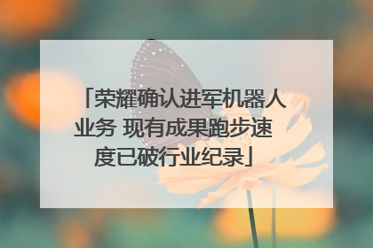 荣耀确认进军机器人业务 现有成果跑步速度已破行业纪录