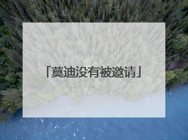 莫迪没有被邀请