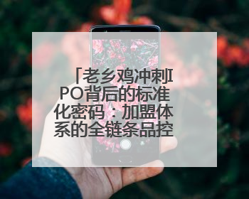 老乡鸡冲刺IPO背后的标准化密码：加盟体系的全链条品控升级