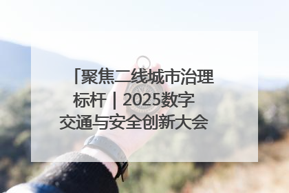 聚焦二线城市治理标杆｜2025数字交通与安全创新大会在保定隆重开幕