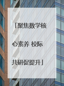 聚焦数学核心素养 校际共研促提升