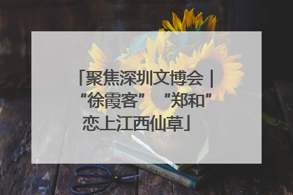 聚焦深圳文博会｜“徐霞客”“郑和”恋上江西仙草