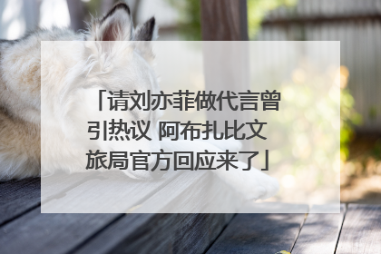 请刘亦菲做代言曾引热议 阿布扎比文旅局官方回应来了